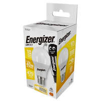 ENERGIZER ENERGIZER LED izzó, E27, normál gömb, 4,9W (40W), 470lm, 3000K, ENERGIZER