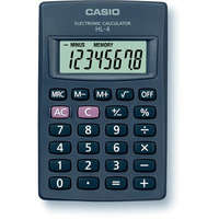 CASIO CASIO Zsebszámológép, 8 számjegy, CASIO "HL-4T"