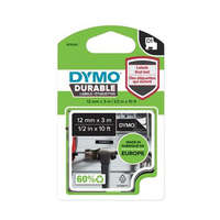 DYMO DYMO Feliratozógép szalag, 12 mm x 3 m, tartós, DYMO "D1", fekete-fehér