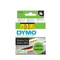 DYMO DYMO Feliratozógép szalag, 19 mm x 7 m, DYMO "D1", sárga-fekete