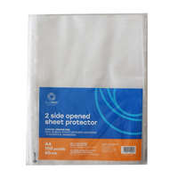 Bluering Genotherm lefűzhető, A4, 60 micron kétoldalt (felül és belül) nyitott narancsos Bluering® 100 db/csomag,