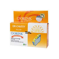 Orink Utángyártott Hp 655/CZ112AE tintapatron yellow ORINK