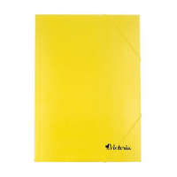 VICTORIA OFFICE VICTORIA OFFICE Gumis mappa, karton, A4, VICTORIA OFFICE, sárga