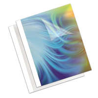 FELLOWES FELLOWES Hőkötőborító, 3 mm, 170 g, 11-32 lap, matt, A4, FELLOWES "Coverlight", fehér