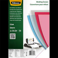 FELLOWES FELLOWES Előlap, A4, 150 mikron, PET, FELLOWES, víztiszta