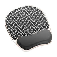 FELLOWES FELLOWES Egéralátét csuklótámasszal, géltöltésű, FELLOWES "Photo Gel", cikk-cakk mintás