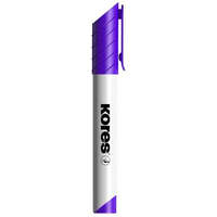 KORES KORES Tábla- és flipchart marker, 1-3 mm, kúpos, KORES "K-Marker", lila