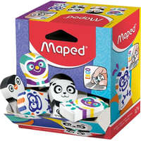 MAPED MAPED Radír display, vegyes minták, MAPED "Ergo Fun Multicolor"
