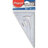MAPED MAPED Háromszög vonalzó, műanyag, 60°, 21 cm, MAPED "Geometric"