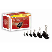 . . Bindercsipesz, 15 mm, fekete