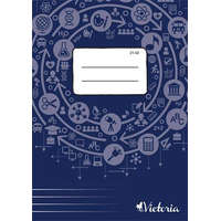 VICTORIA PAPER VICTORIA PAPER Füzet, tűzött, A5, vonalas, 32 lap, 4-8. osztály, VICTORIA PAPER Circle "21-32"