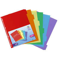 VIQUEL VIQUEL Regiszter, műanyag, A4 Maxi, 6 részes, VIQUEL