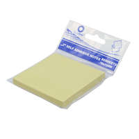 Bluering Jegyzettömb öntapadó, 76x76mm, 80lap, 'Z' Bluering® , sárga