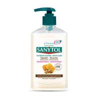 SANYTOL SANYTOL Antibakteriális folyékony szappan, 250 ml, SANYTOL "Tápláló", mandulatej