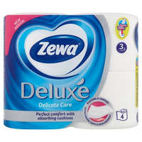 ZEWA ZEWA Toalettpapír, 3 rétegű, kistekercses, 4 tekercs, ZEWA "Deluxe", fehér