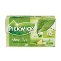 PICKWICK PICKWICK Zöld tea, 20x2 g, PICKWICK "Zöld tea Variációk", citrom, jázmin, earl grey, borsmenta
