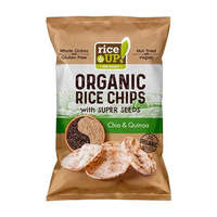 RICE UP RICE UP Barnarizs chips, 25 g, RICE UP "Bio", chia maggal és quinoával
