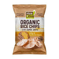 RICE UP RICE UP Barnarizs chips, 25 g, RICE UP "Bio", kölessel és napraforgóval