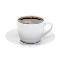 . . Mokkáscsésze+alj, fehér, 10 cl, 6 db-os szett "Economic Roma"