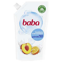 BABA BABA Folyékony szappan utántöltő, 0,5 l, BABA, tej és gyümölcs