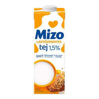 MIZO MIZO Tartós tej, dobozos, laktózmentes, 1 l, MIZO