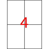APLI APLI Etikett, univerzális, 105x148 mm, APLI, 40 etikett/csomag