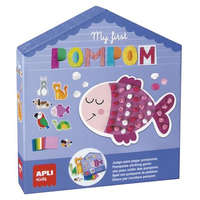 APLI APLI Kreatív készségfejlesztő készlet, APLI Kids "My first Pompom", állatok