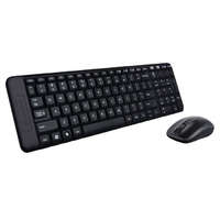 LOGITECH LOGITECH Egér- és billentyűzet készlet, vezeték nélküli, USB, HUN, LOGITECH "MK220", fekete