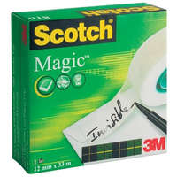 3M SCOTCH 3M SCOTCH Ragasztószalag, 12 mm x 33 m, 3M SCOTCH "Magic Tape 810"