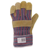 . . Rakodókesztyű, bőr-vászon, 10-es méret