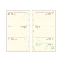 SATURNUS SATURNUS Kalendárium betét, tervező, heti, "M", SATURNUS, chamois 2026