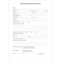 VICTORIA PAPER VICTORIA PAPER Nyomtatvány, munkabaleseti nyilvántartó napló, 32 oldal, A4, VICTORIA PAPER, 10 tömb/csomag