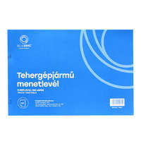 Bluering Tehergépjármű menetlevél A4, 100 lapos D.GEPJ.21/UJ Bluering®