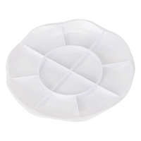 Festőpaletta 13,5 cm DELI műanyag 12 részes