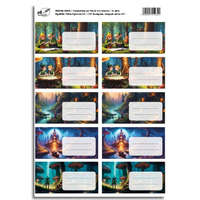 Füzetcímke pd 76x38 mm Manók 10 db/ív 2025