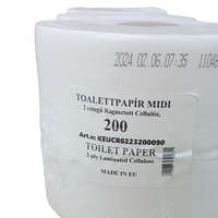  Toalettpapír Midi Jumbo 2 rétegű, 100% cellulóz 6 tekercs