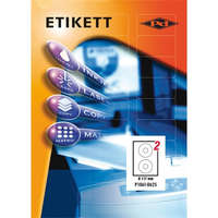 Etikett címke pd 117.5 mm CD-hez 100 ív 200 db/doboz