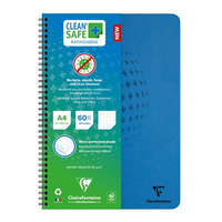  Spirálfüzet Clairefontaine Clean&#039;Safe A/4 60 lapos kockás antimikrobiális