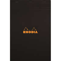  Jegyzettömb Clairefontaine Rhodia Black A/6 80 lapos kockás