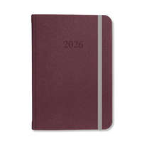 Határidőnapló Period Velour B/6 heti gumis lila 2026