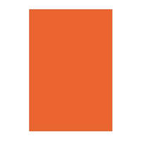  Kreatív dekorgumilap A/4 2 mm sötét narancssárga