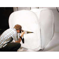  Dörr fénysátor 120x120 cm fehér, 4 háttérrel
