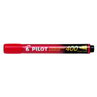 PILOT PILOT Alkoholos marker, 1,5-4 mm, vágott, PILOT "Permanent Marker 400", piros
