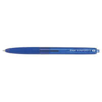 PILOT PILOT Golyóstoll, 0,22 mm, nyomógombos, PILOT "Super Grip G", kék