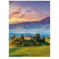 SHKOLYARYK SHKOLYARYK Füzet, tűzött, A4, kockás, 40 lap, SHKOLYARYK "Sunday Morning", vegyes