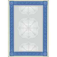 SIGEL SIGEL Előnyomott papír, A4, 185 g, SIGEL "Oklevél", kék