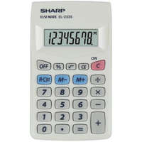 SHARP SHARP Zsebszámológép, 8 számjegy, SHARP "EL-233S"
