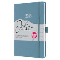 SIGEL SIGEL Naptár, A5, heti, 2025, dombornyomott borító, SIGEL "Jolie", kobalt kék