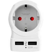 SKROSS SKROSS Adapter, Egyesült Királyságba utazóknak, USB, földelt, SKROSS