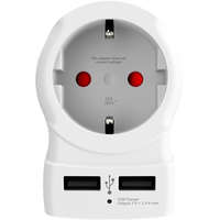 SKROSS SKROSS Adapter, Egyesült Államokba utazóknak, USB, földelt, SKROSS